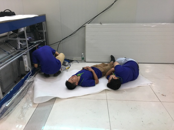 抢修遭台风重创的九洲港口岸，乐投(中国)letou·官方网页版,义不容辞！